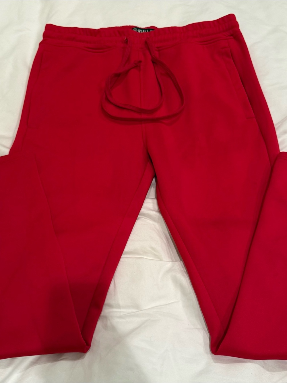 Rebel Minds Red Track Pants Joggers Mens Large